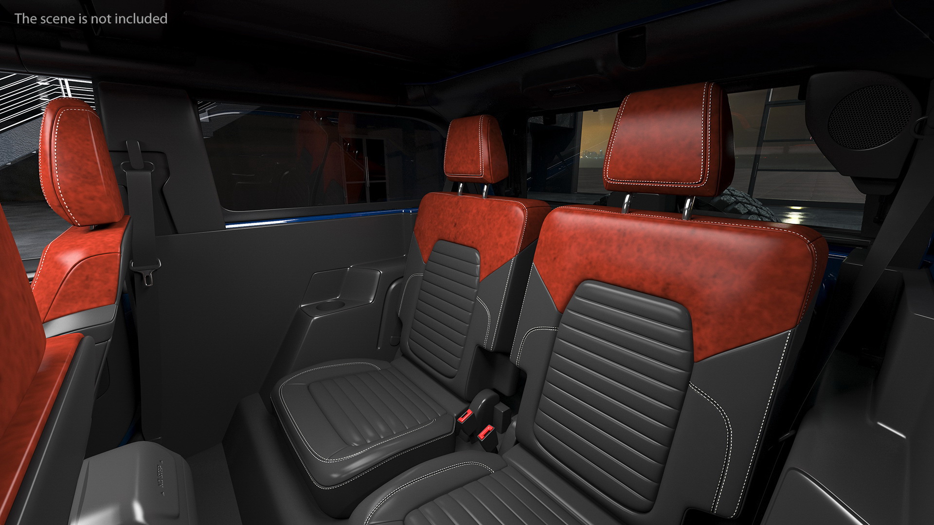 SUV Seats 3D model