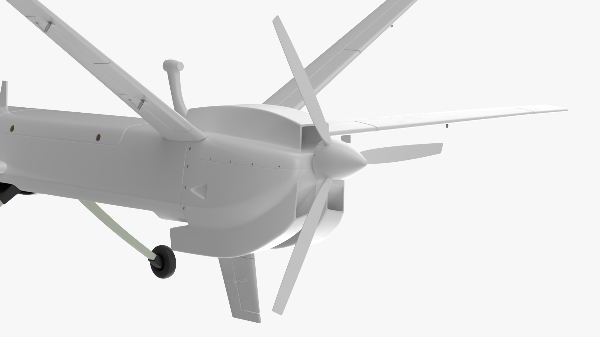 3D Iranian Dron Qods Mohajer 10 model