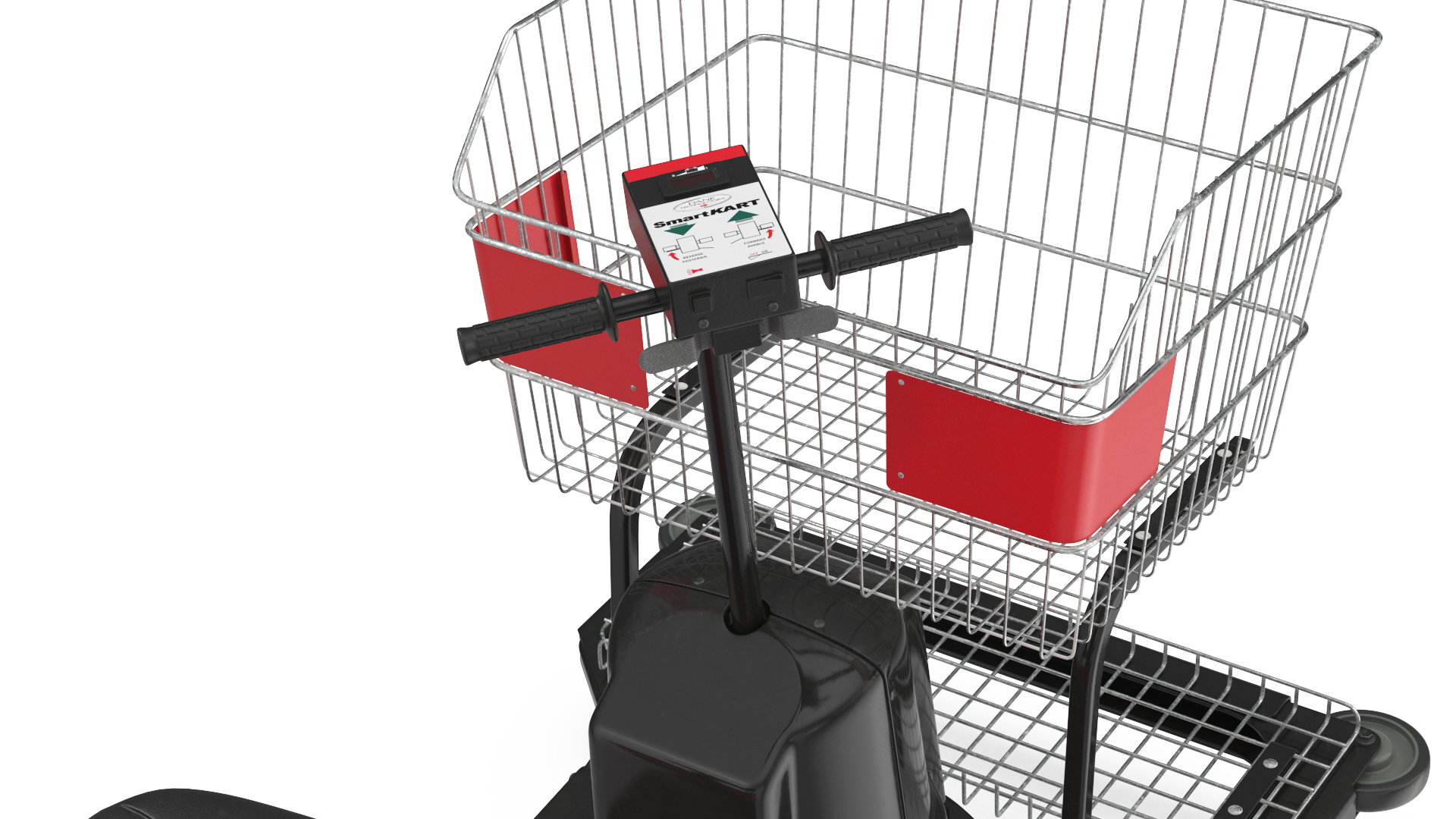 3D Motorized Shopping Cart SmartKART New Red