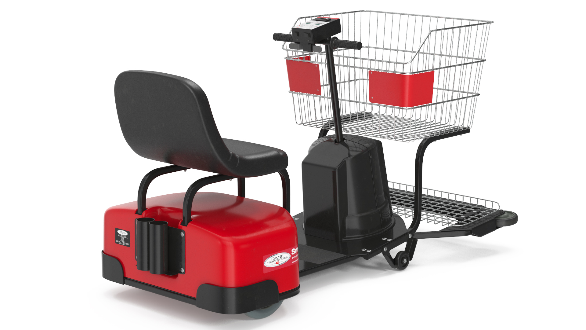 3D Motorized Shopping Cart SmartKART New Red