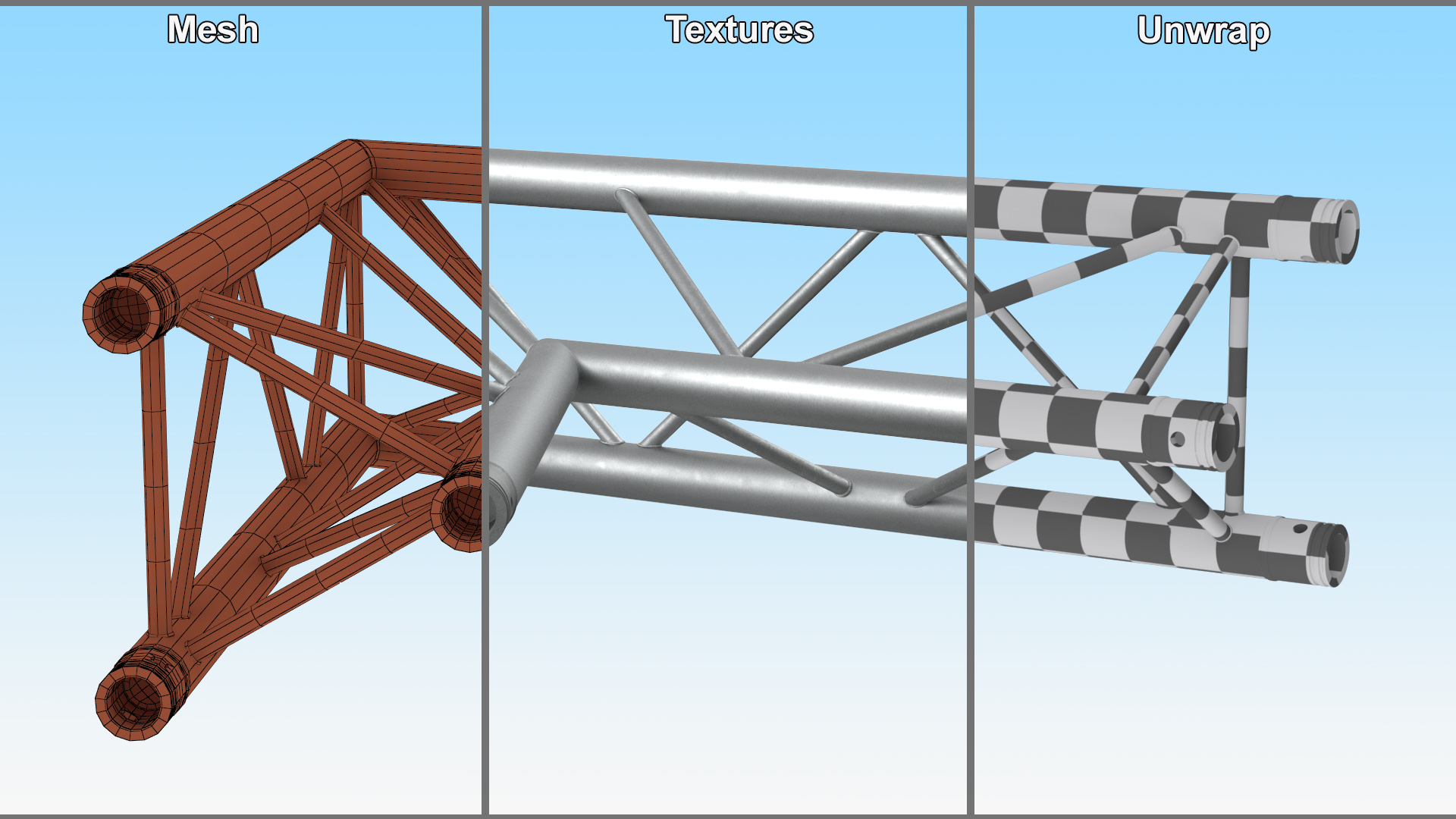 Architecture Truss Modular Large 3D