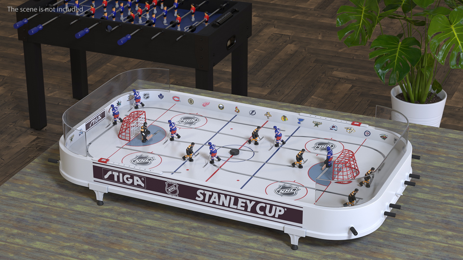 Stiga Stanley Cup Table Hockey Rigged 3D