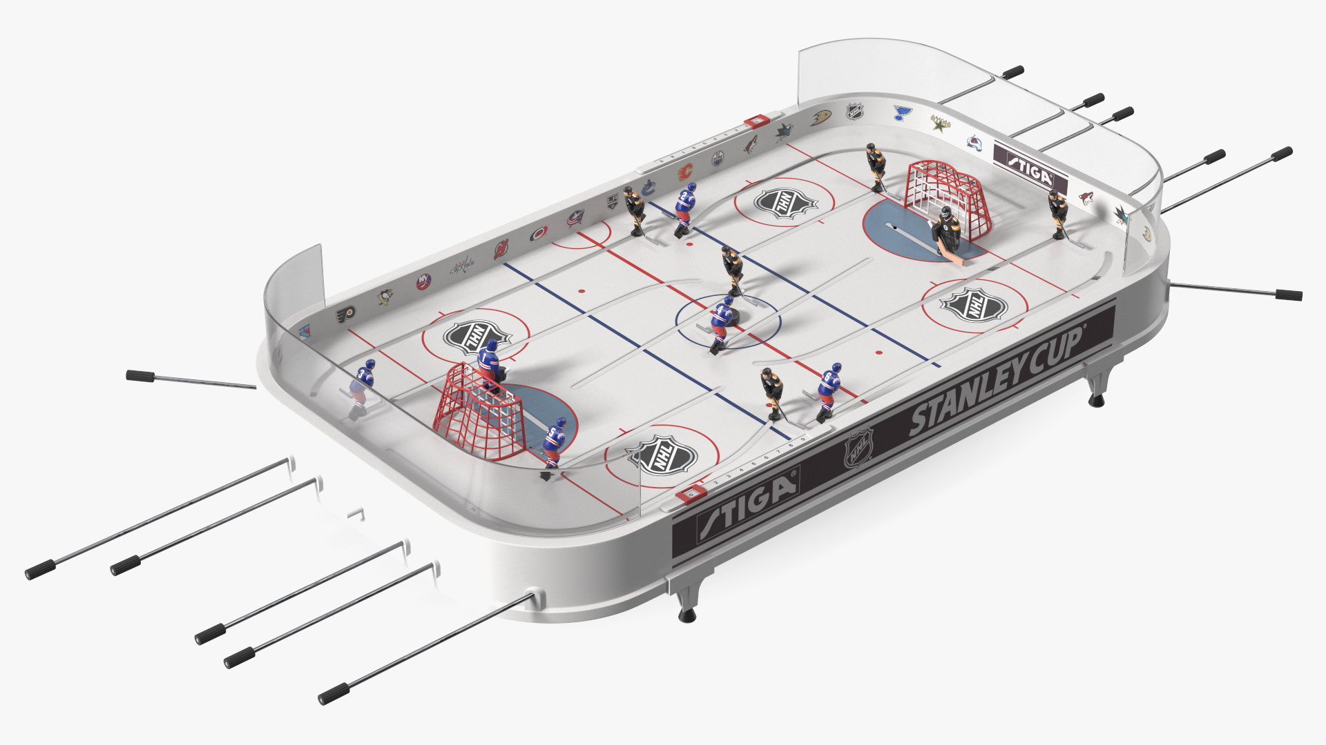 Stiga Stanley Cup Table Hockey Rigged 3D