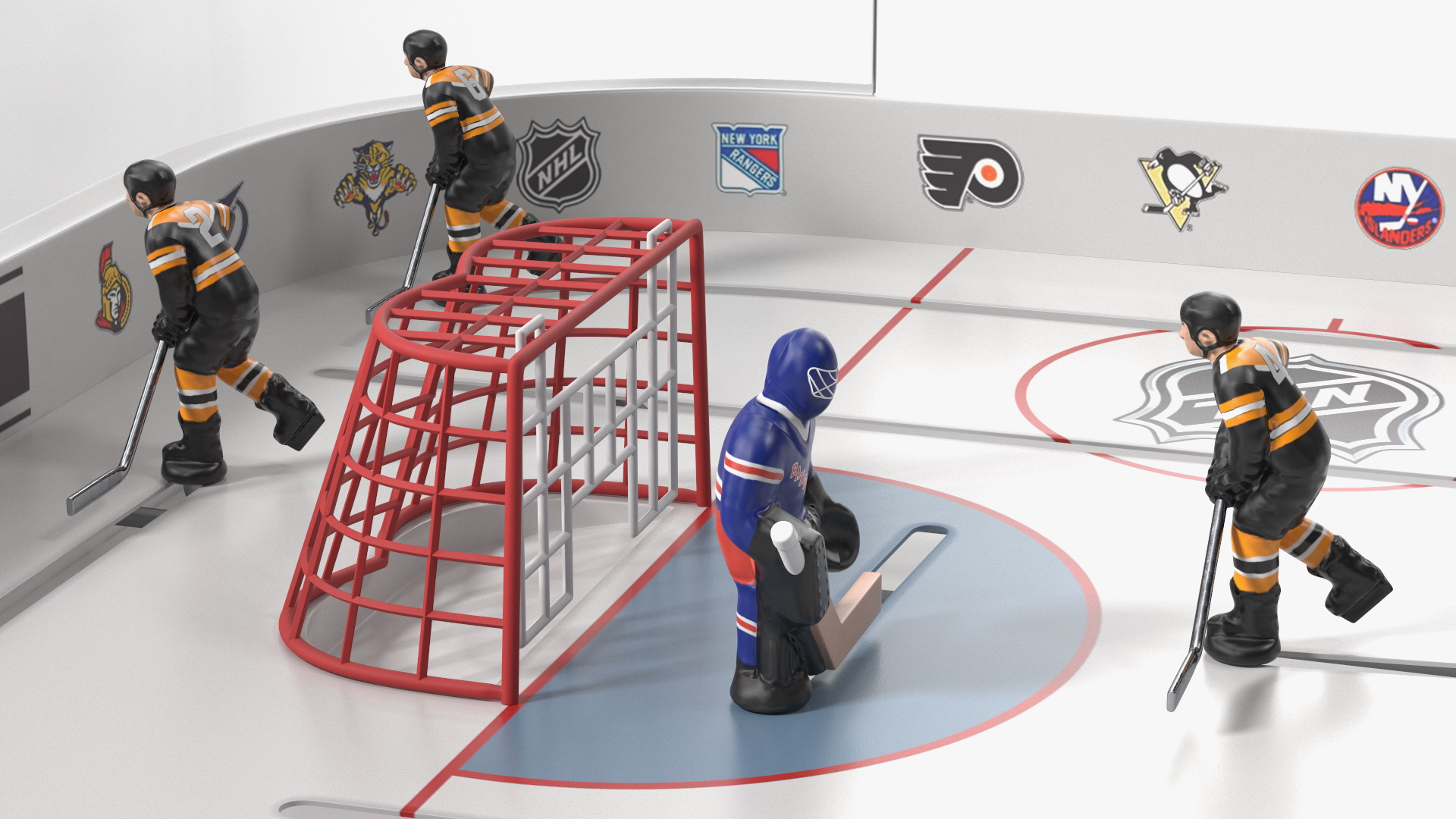 Stiga Stanley Cup Table Hockey Rigged 3D