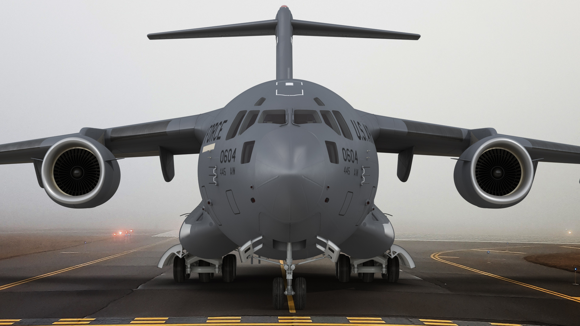 Boeing C17 Globemaster III Cargo Door Open 3D