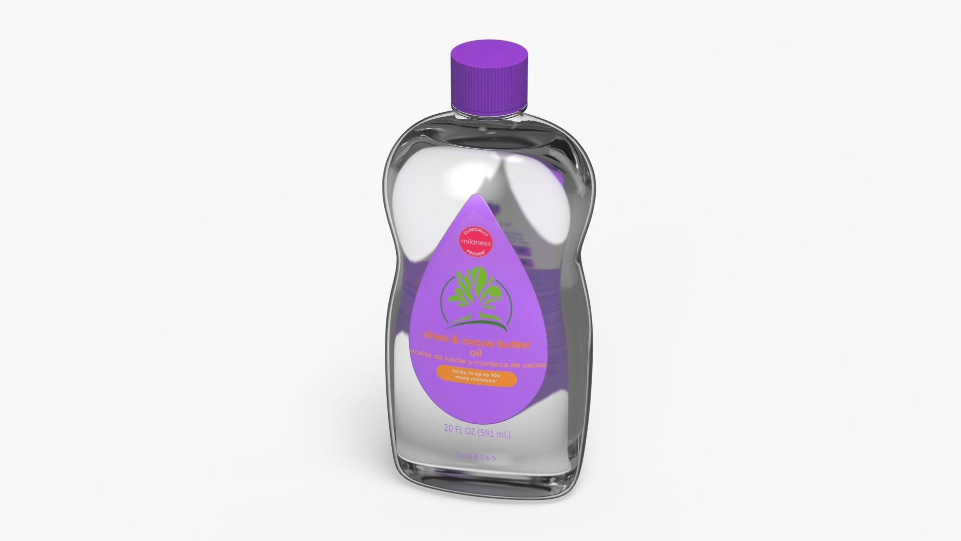 3D model Baby Oil Purple