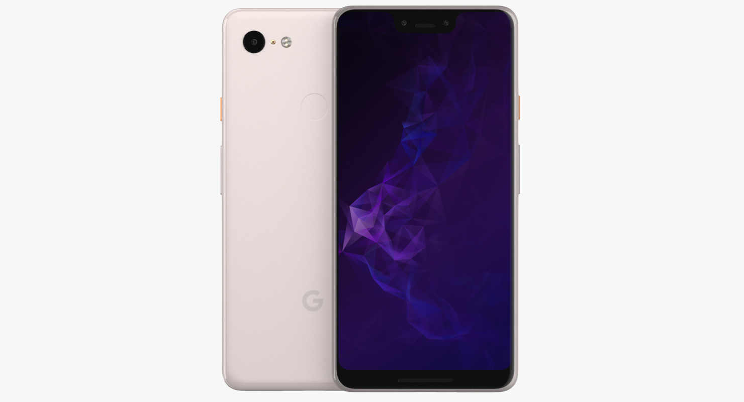 3D model Gold Pixel 3XL Smartphone