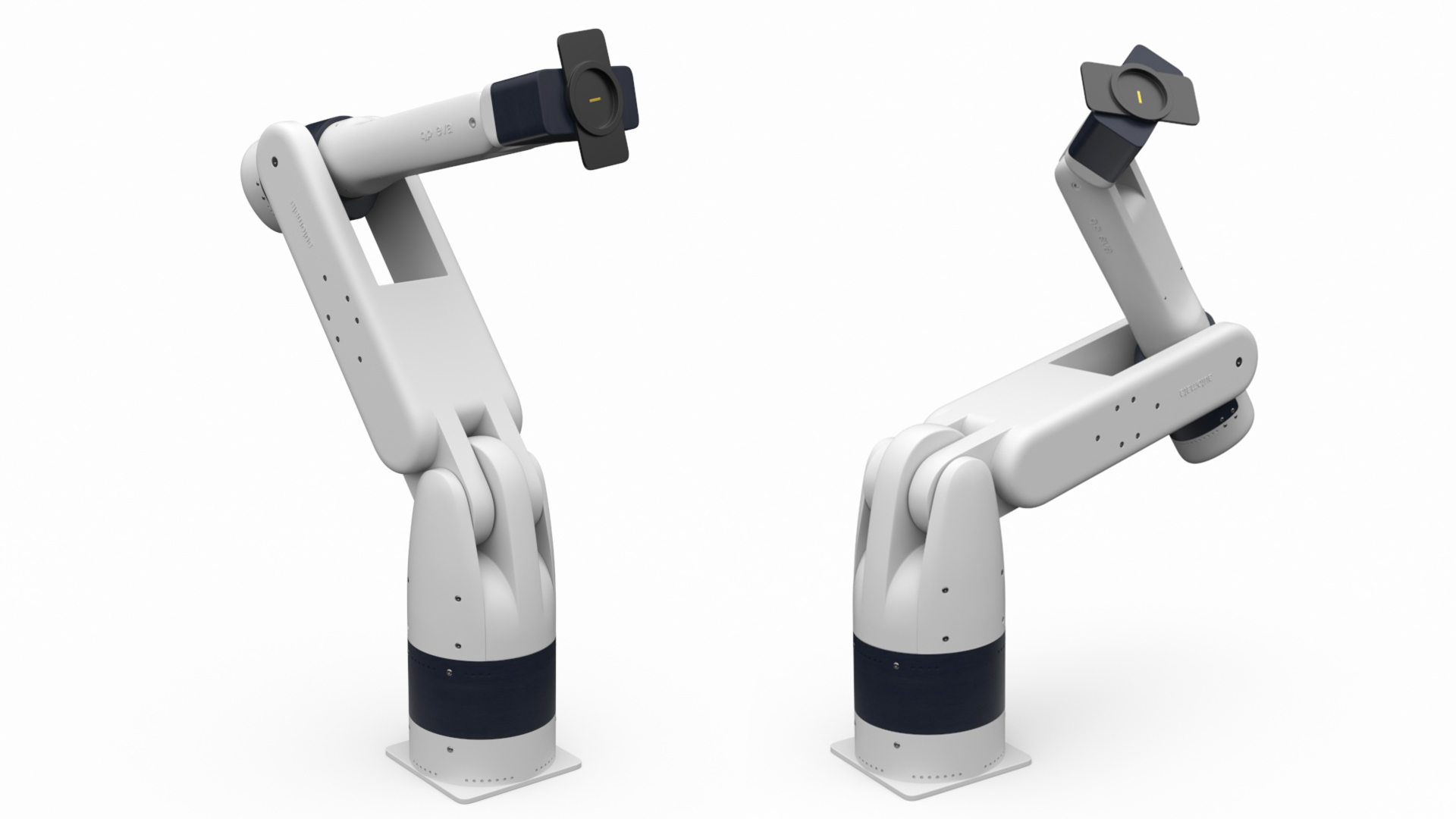 Industrial Robot Arm Rigged 3D