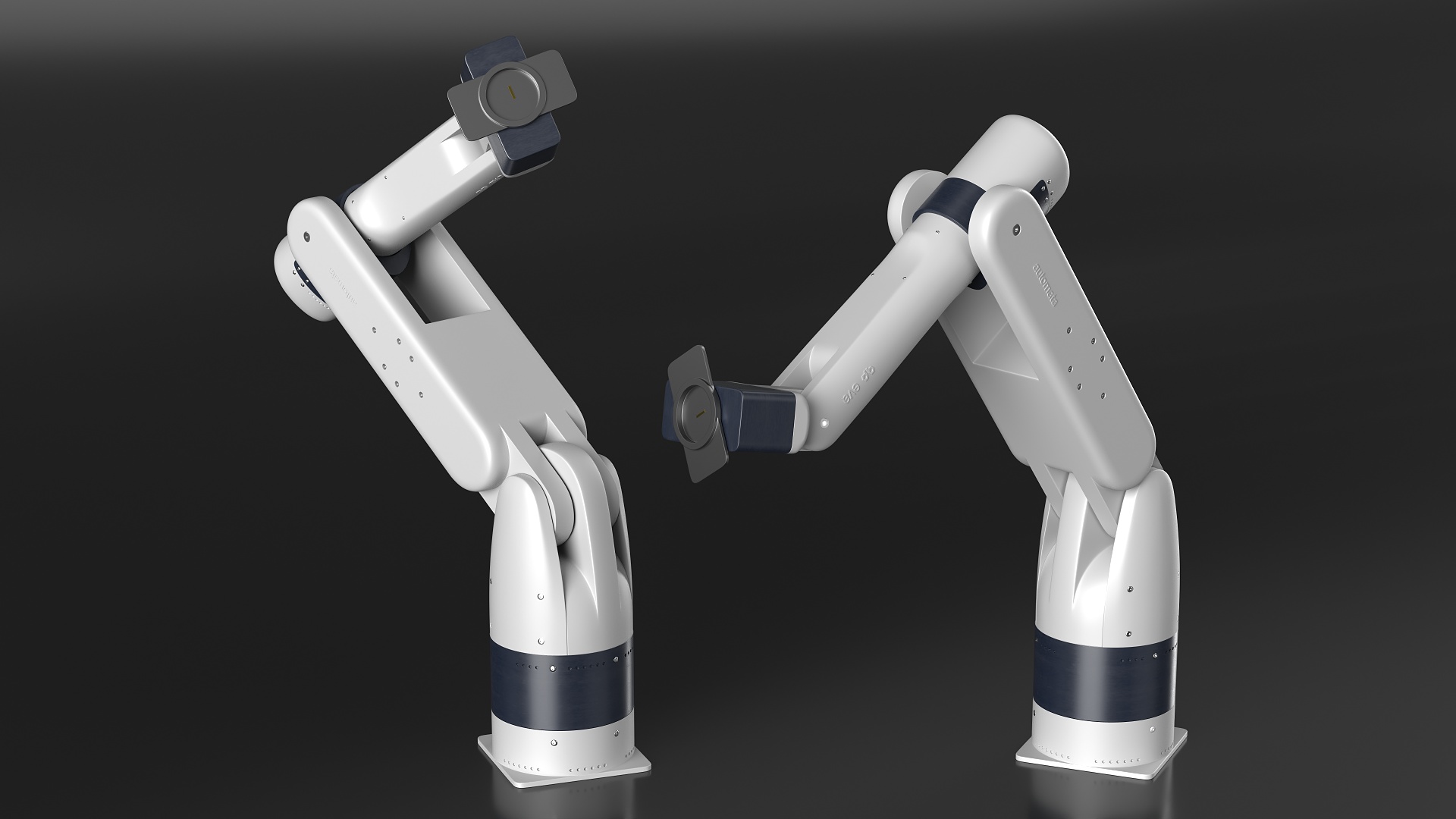 Industrial Robot Arm Rigged 3D