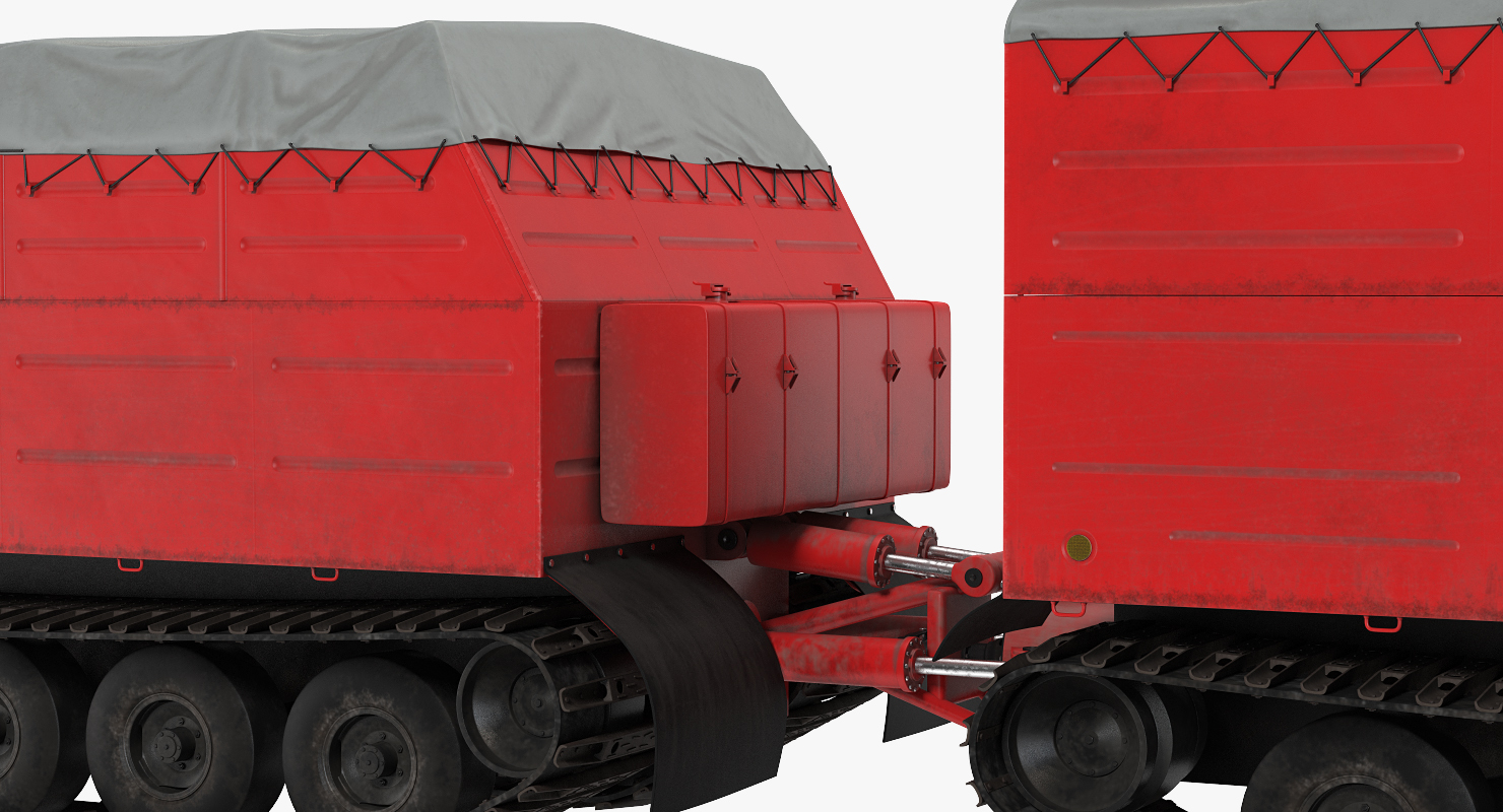 Research Articulated Tracked Vehicle Vityaz DT 30 3D model