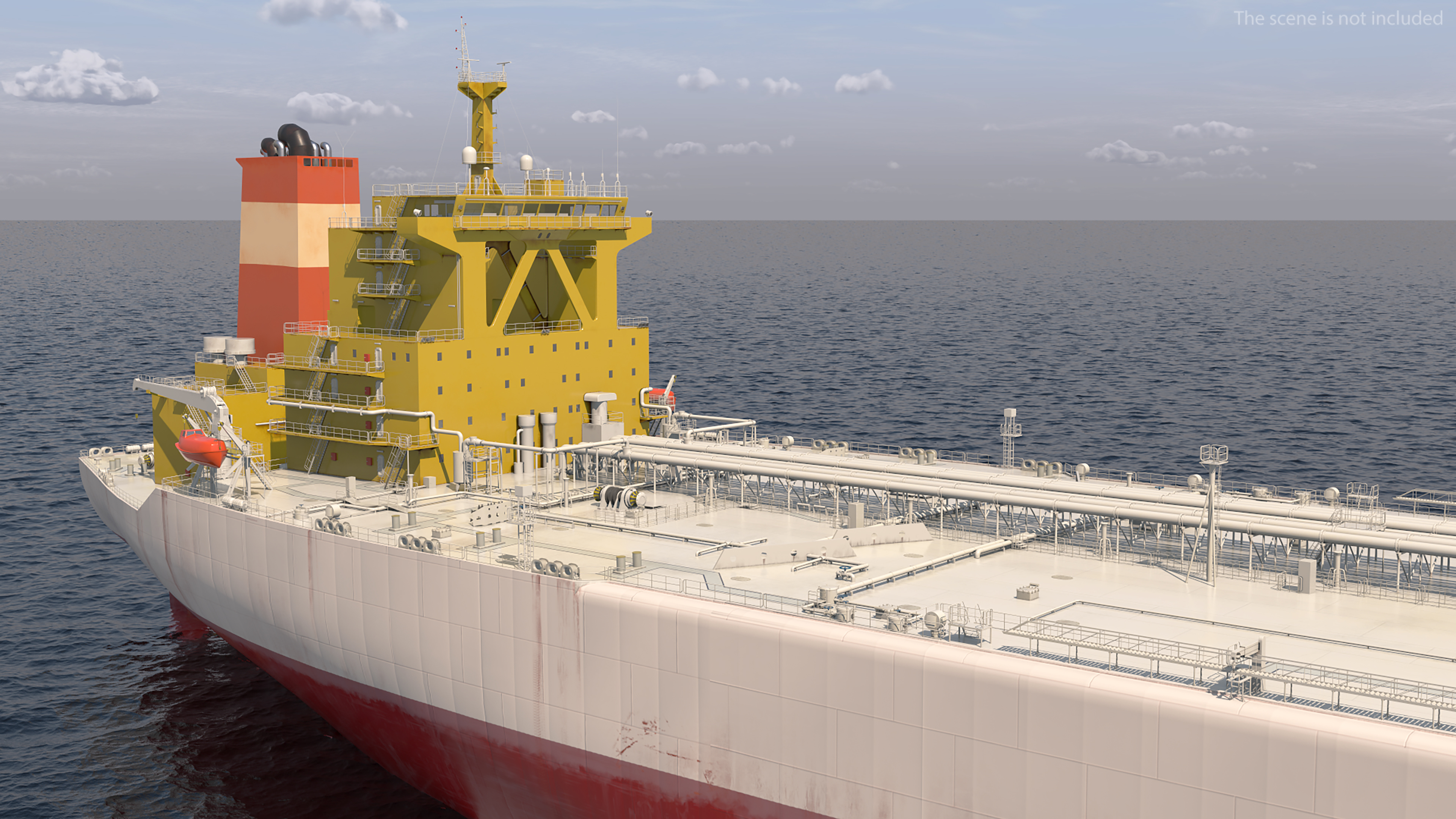 3D Cargo Oil Supertanker