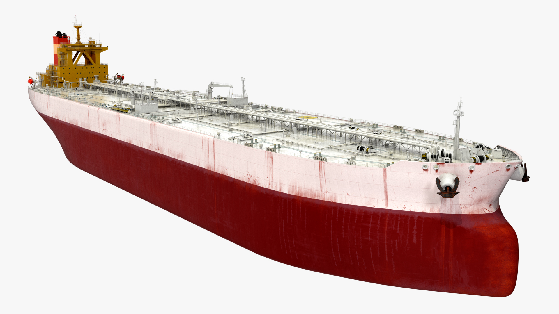 3D Cargo Oil Supertanker