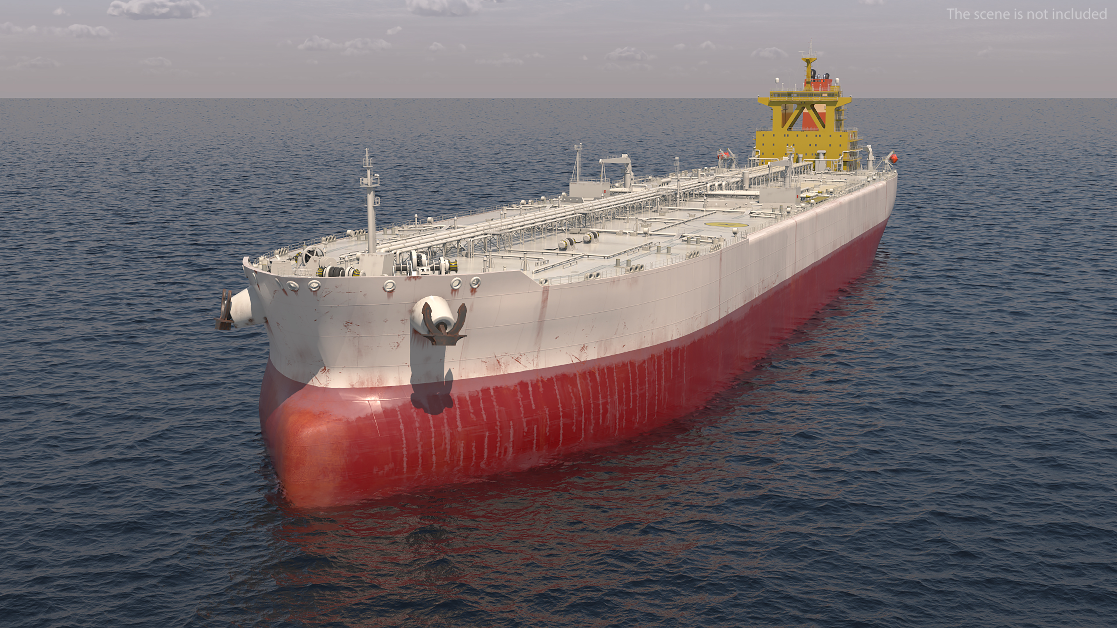 3D Cargo Oil Supertanker