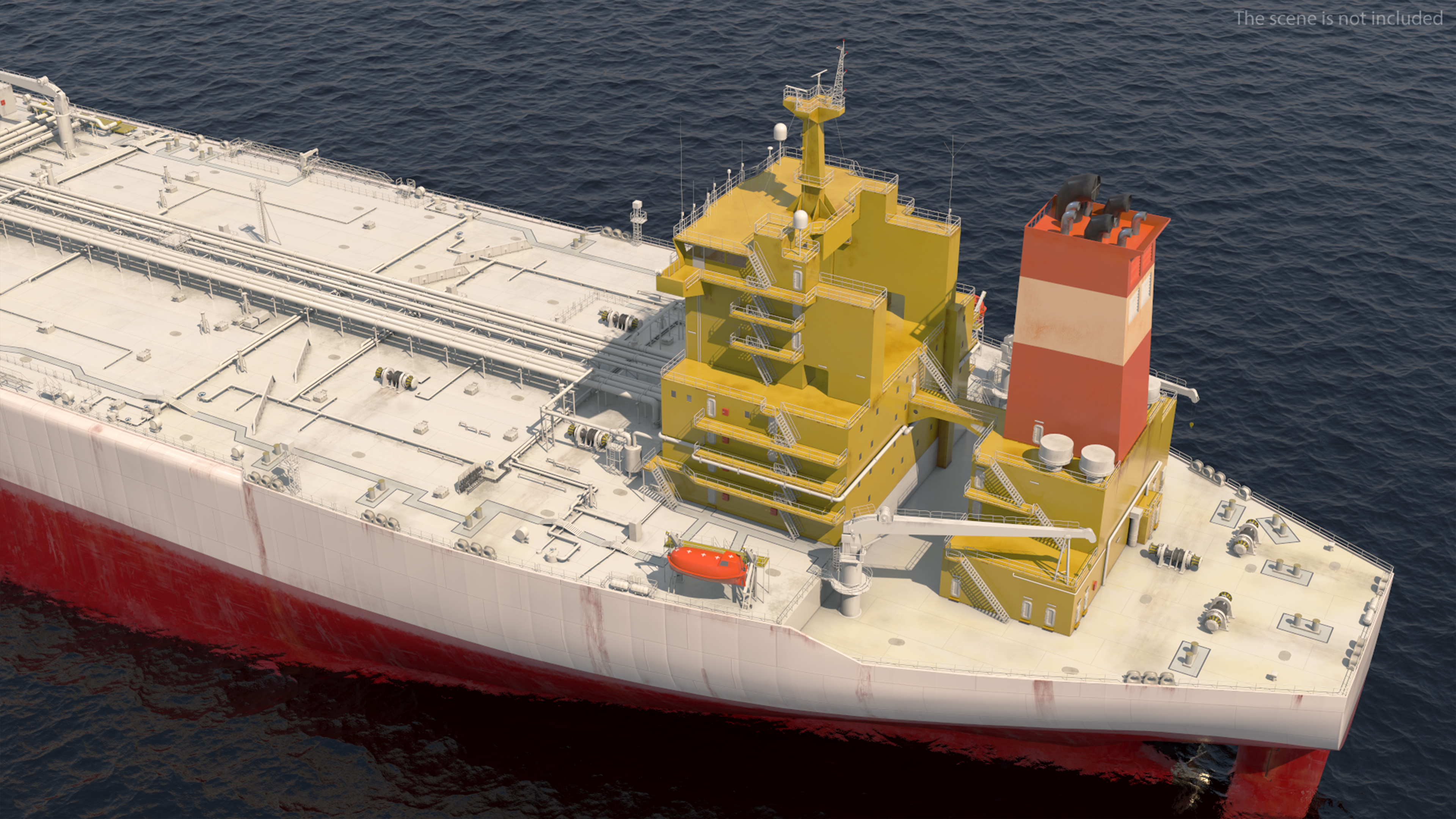 3D Cargo Oil Supertanker