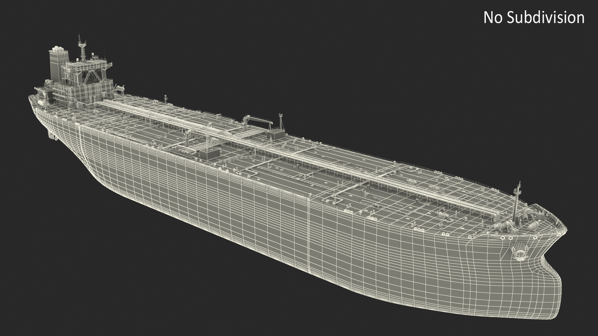 3D Cargo Oil Supertanker