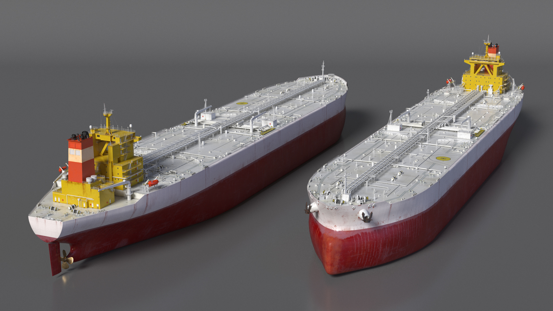 3D Cargo Oil Supertanker