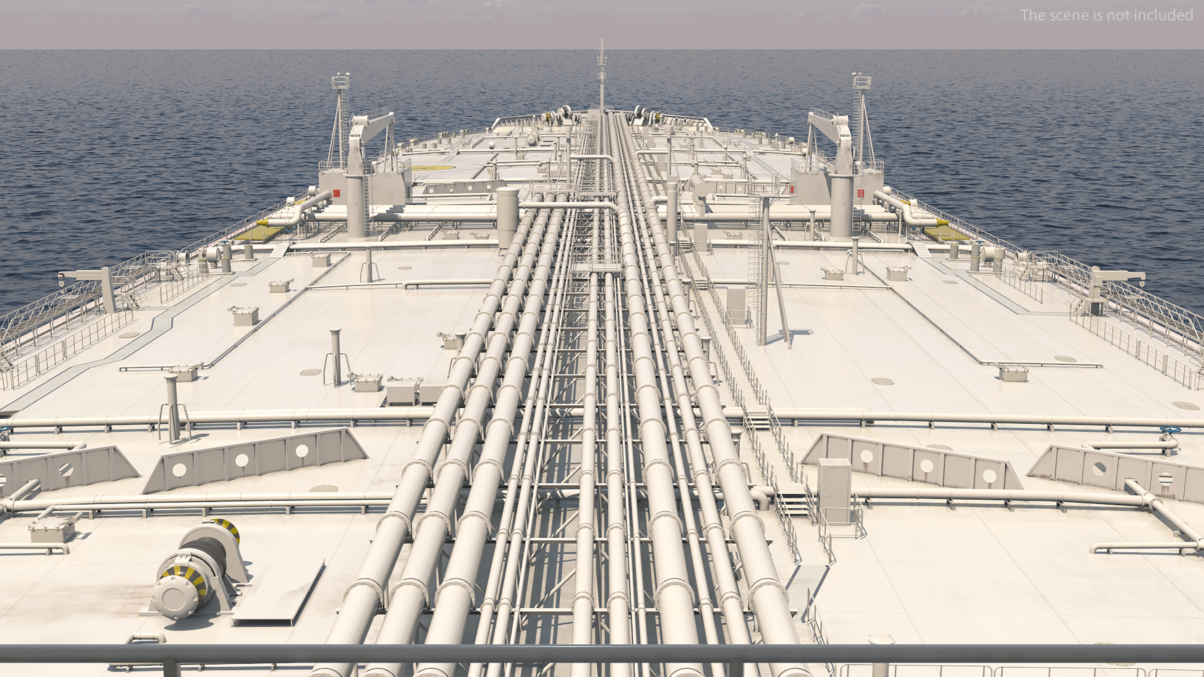 3D Cargo Oil Supertanker