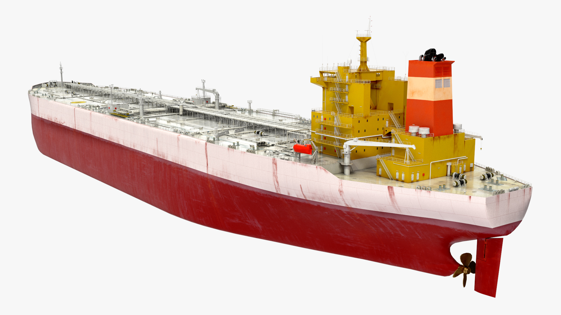 3D Cargo Oil Supertanker