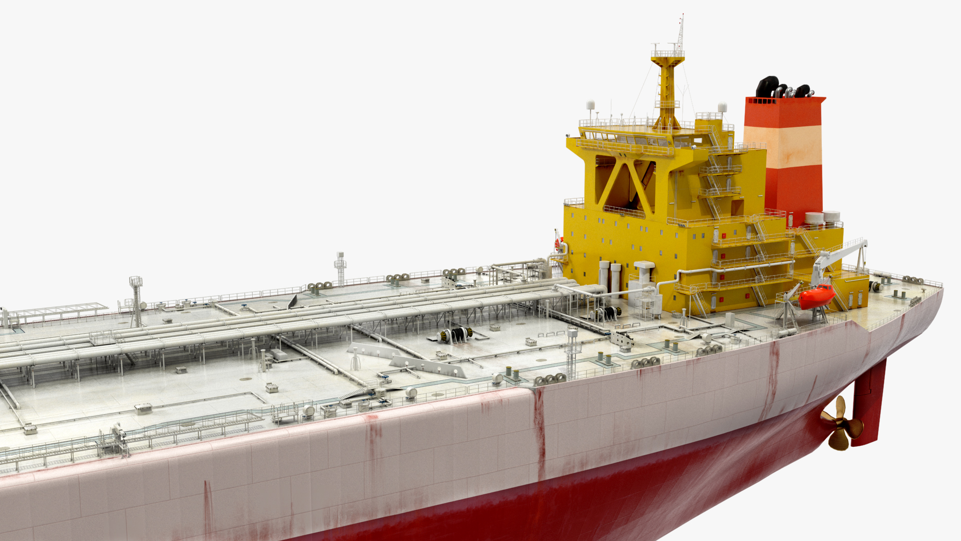 3D Cargo Oil Supertanker