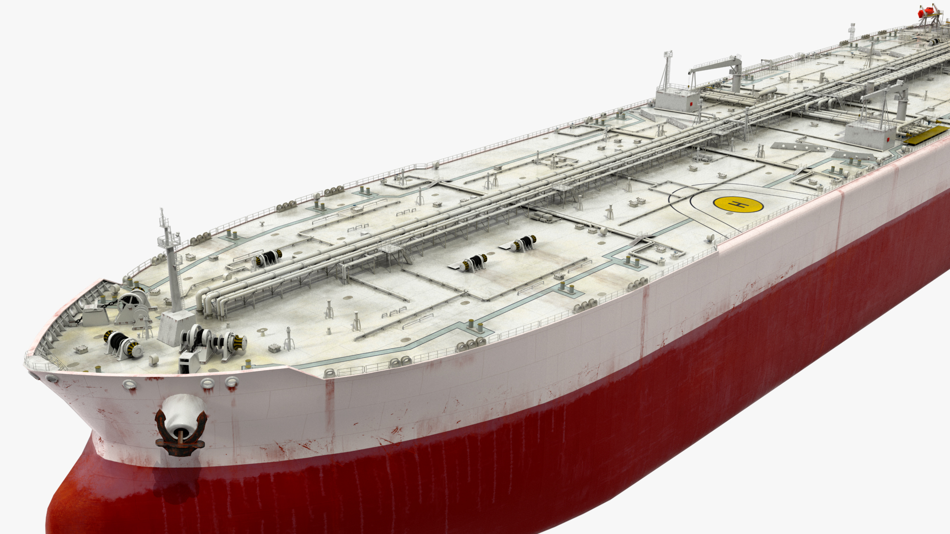 3D Cargo Oil Supertanker