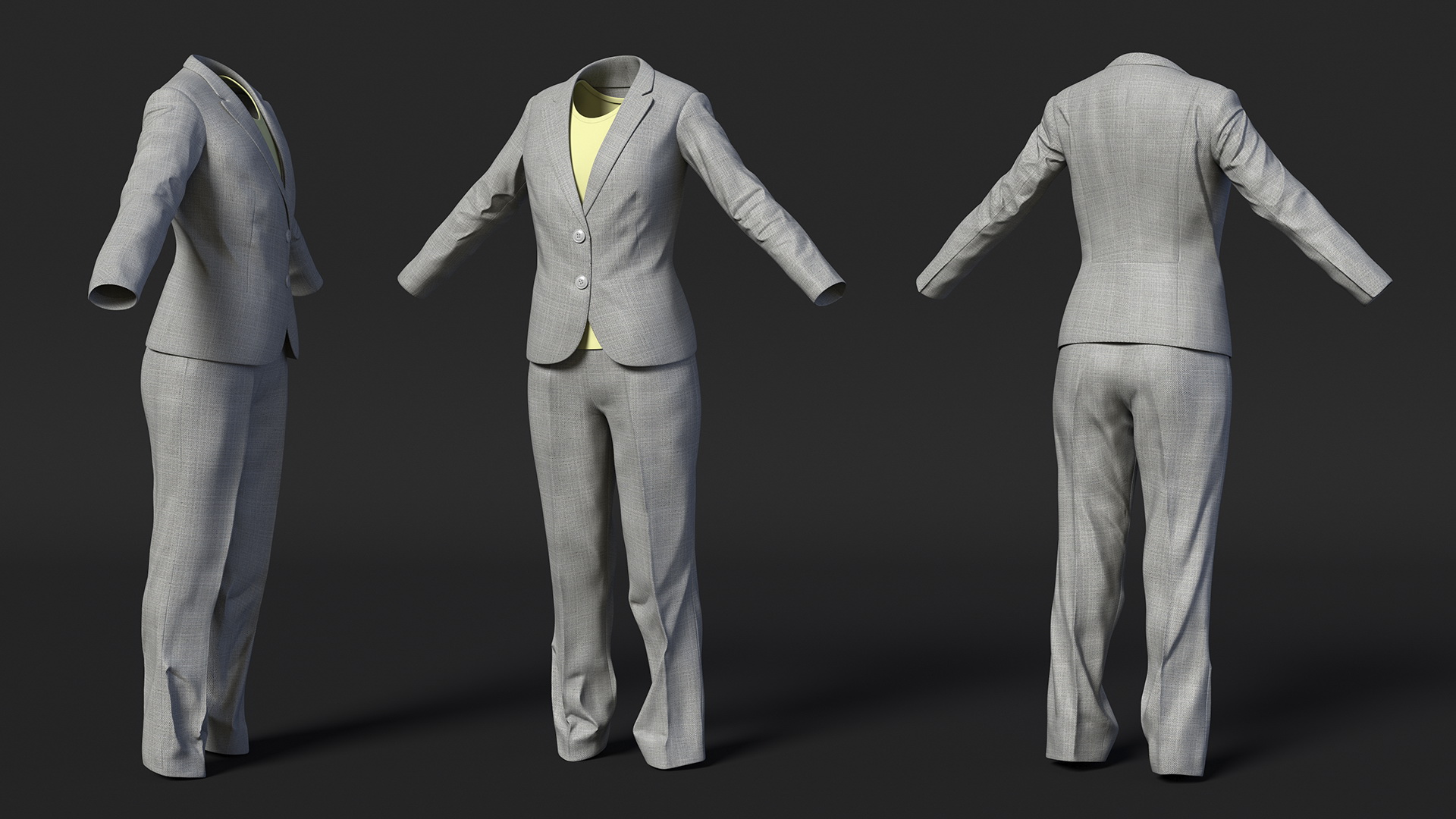 3D Womens Suit