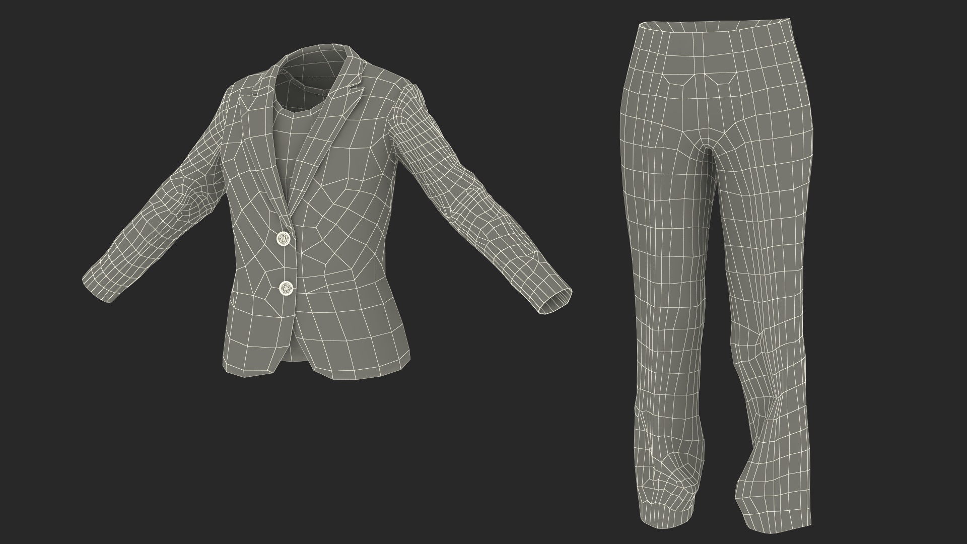 3D Womens Suit