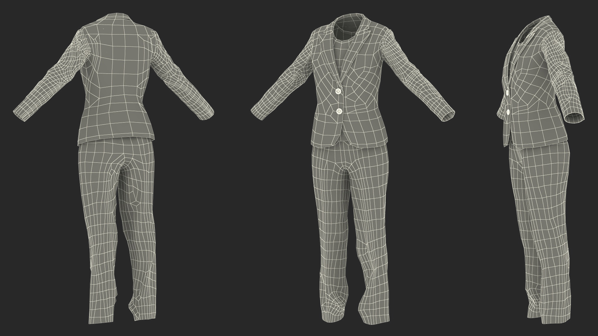 3D Womens Suit