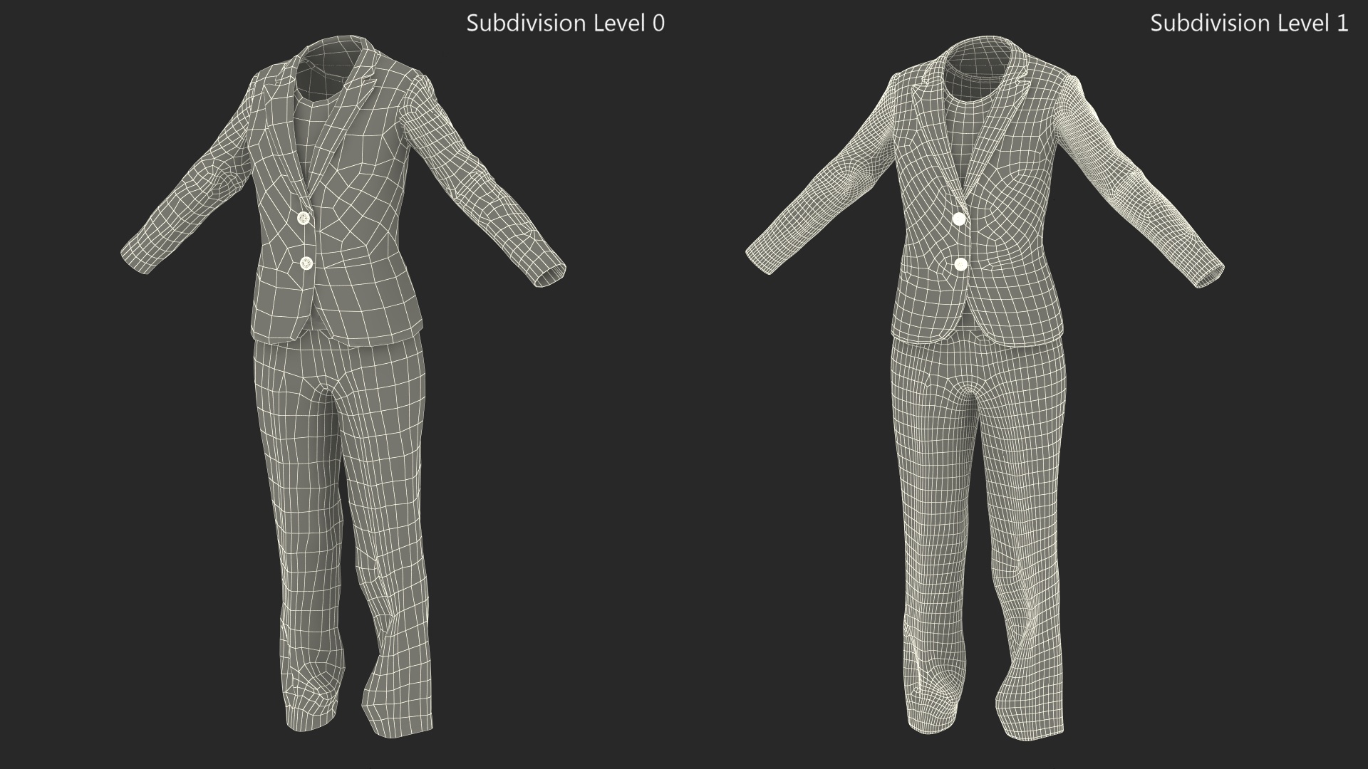 3D Womens Suit