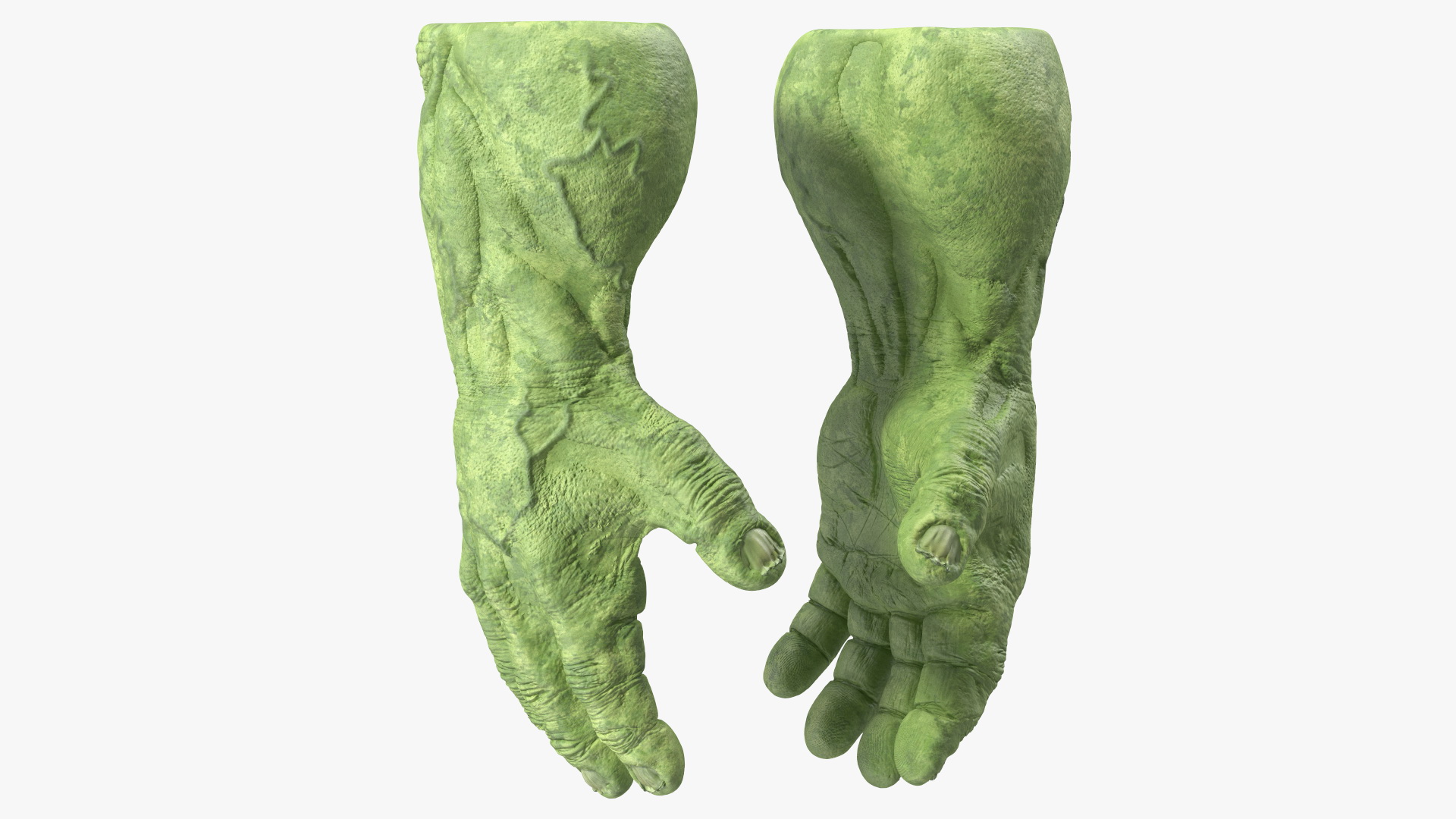 3D Hulk Hands Rigged for Cinema 4D