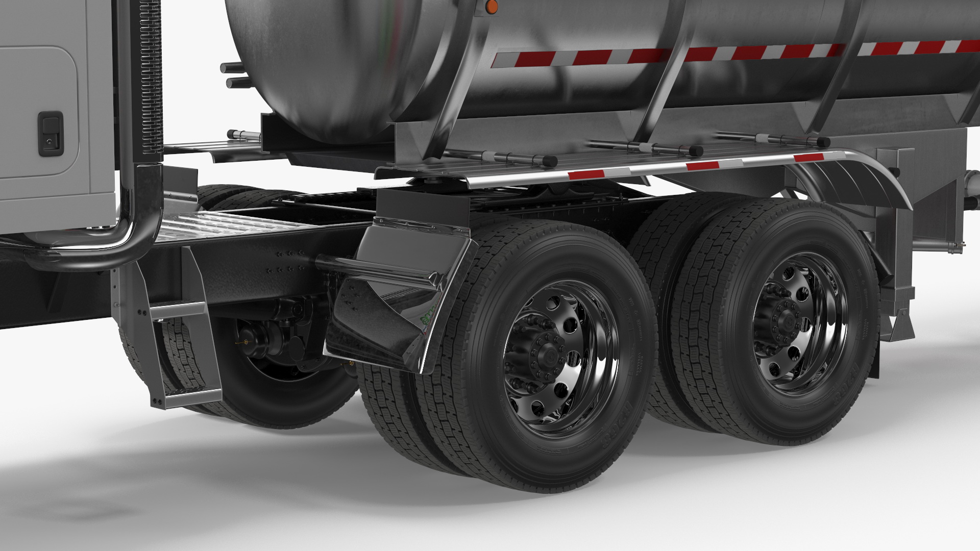 2025 Highway Truck and Tanker Trailer 3D