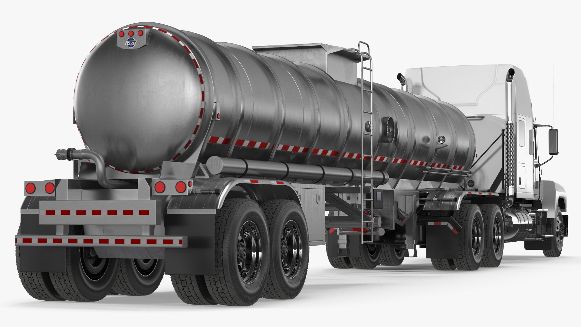 2025 Highway Truck and Tanker Trailer 3D