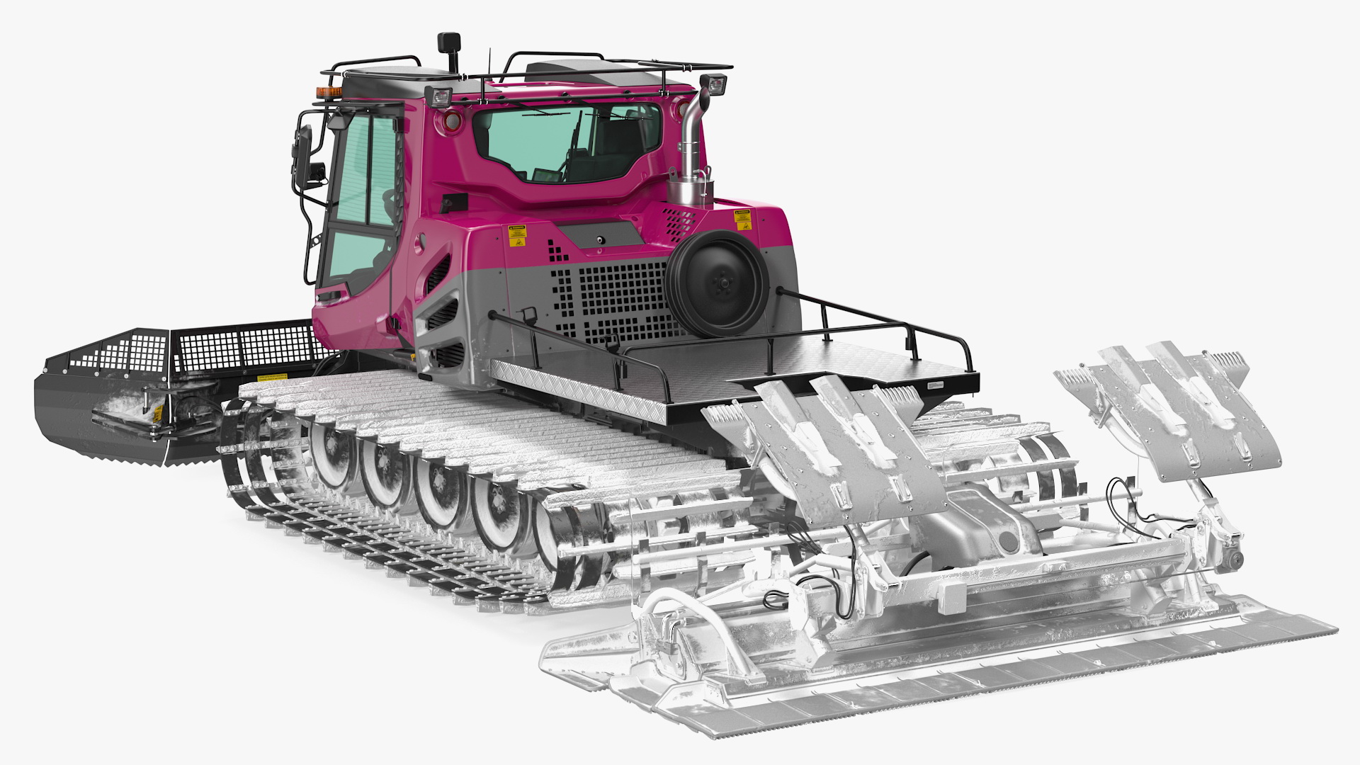 Snowcat with Snowplow Generic 3D model