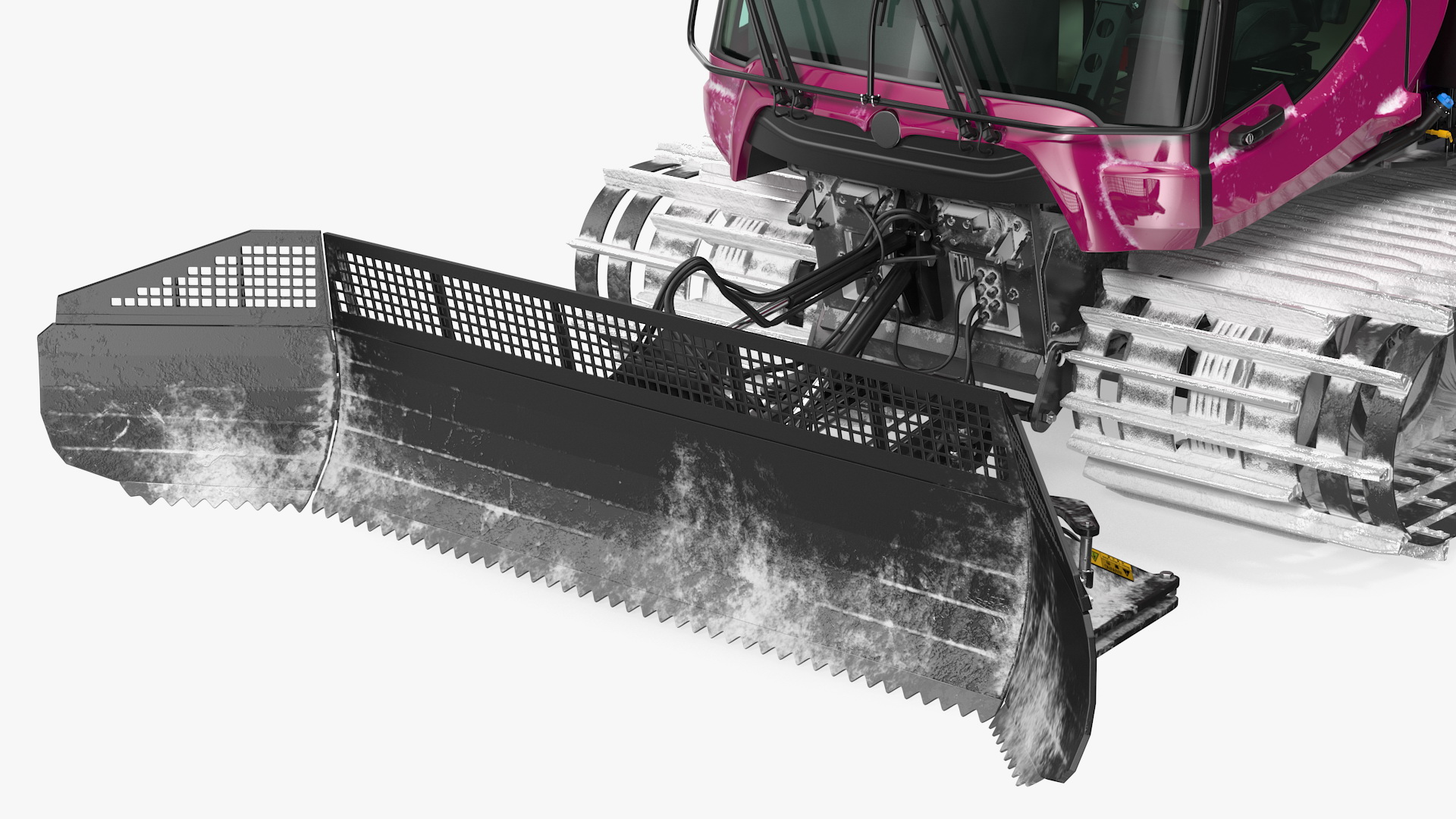 Snowcat with Snowplow Generic 3D model