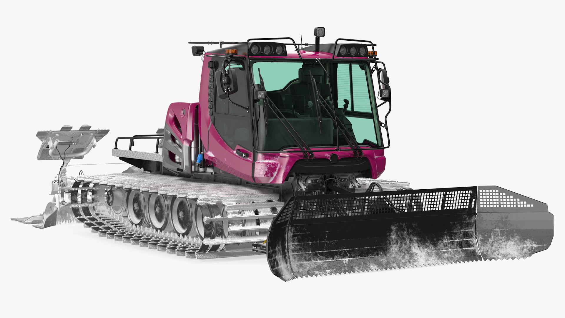 Snowcat with Snowplow Generic 3D model