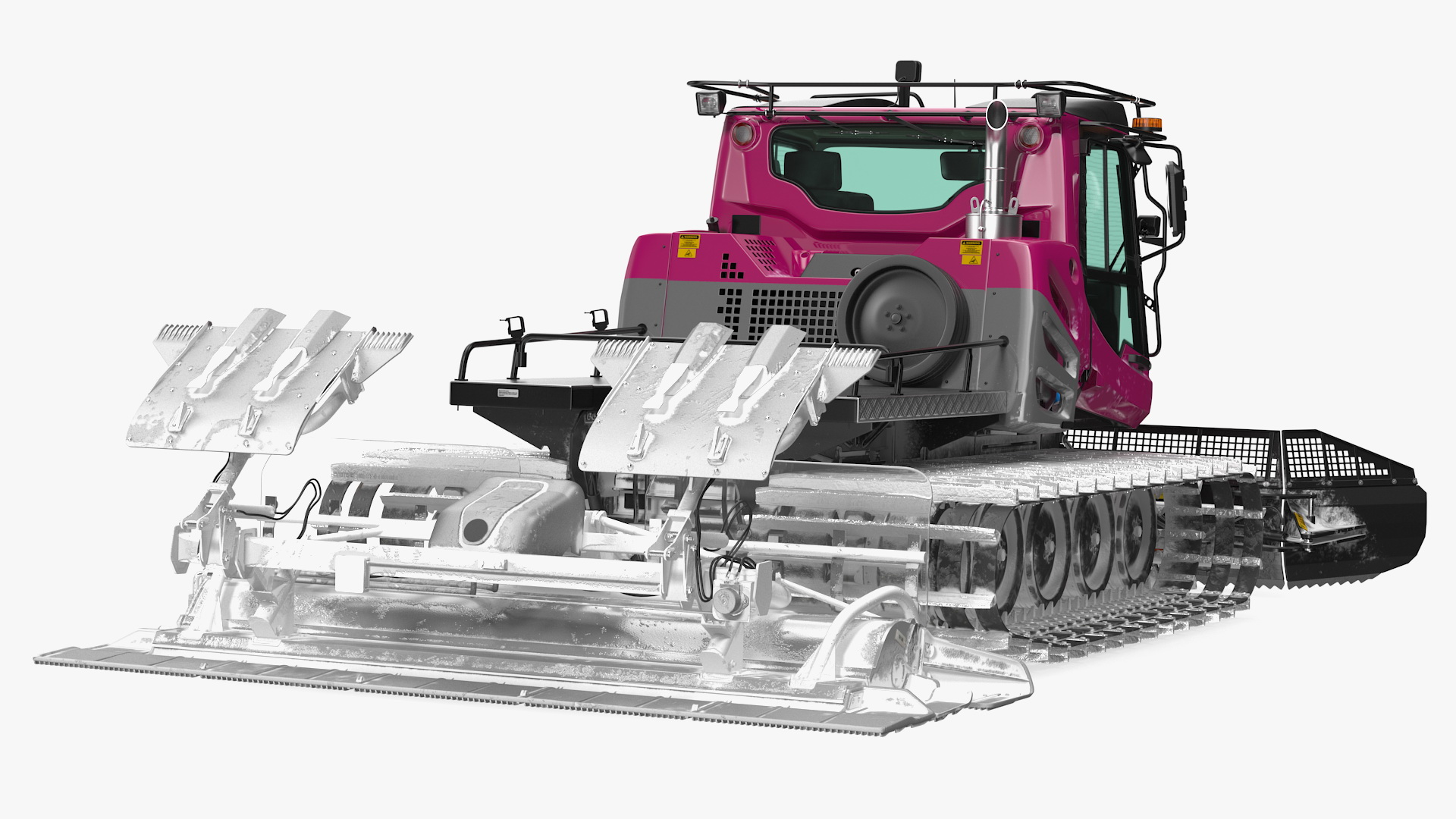 Snowcat with Snowplow Generic 3D model