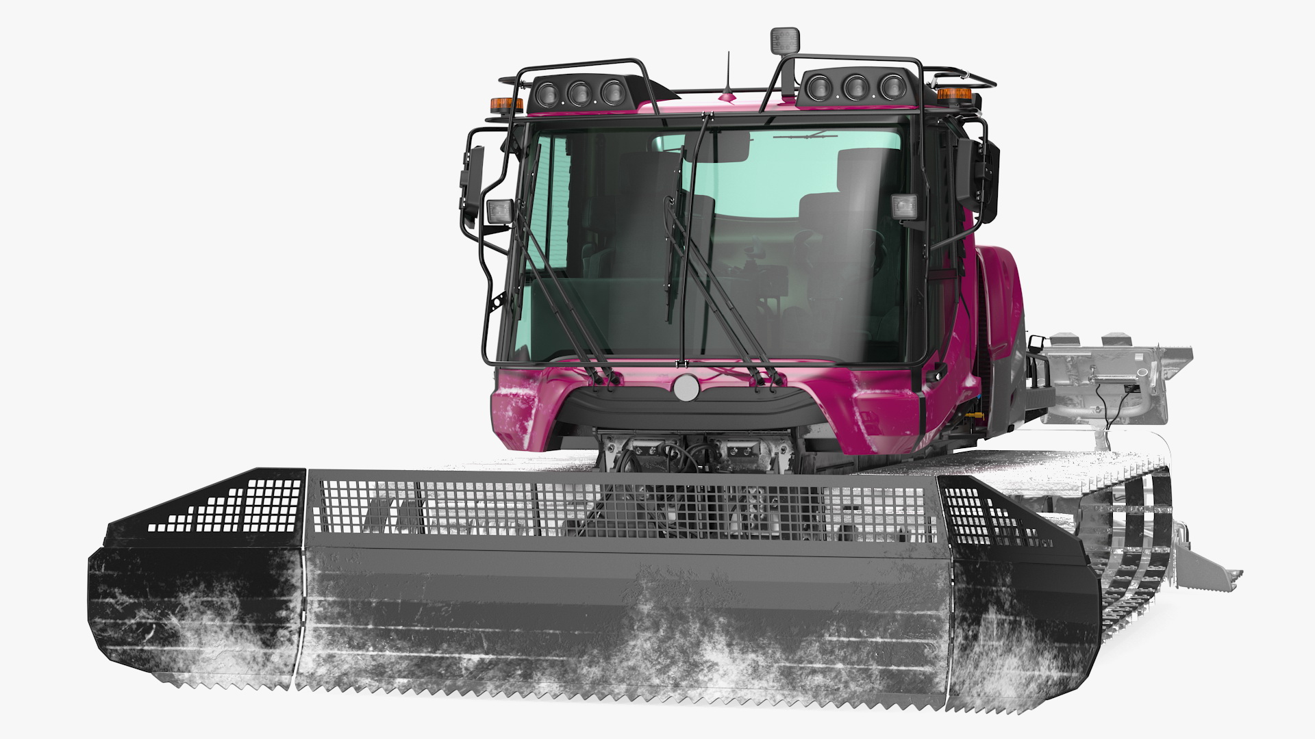 Snowcat with Snowplow Generic 3D model