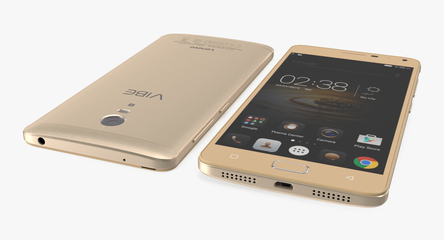 Lenovo Vibe P1 Gold 3D model