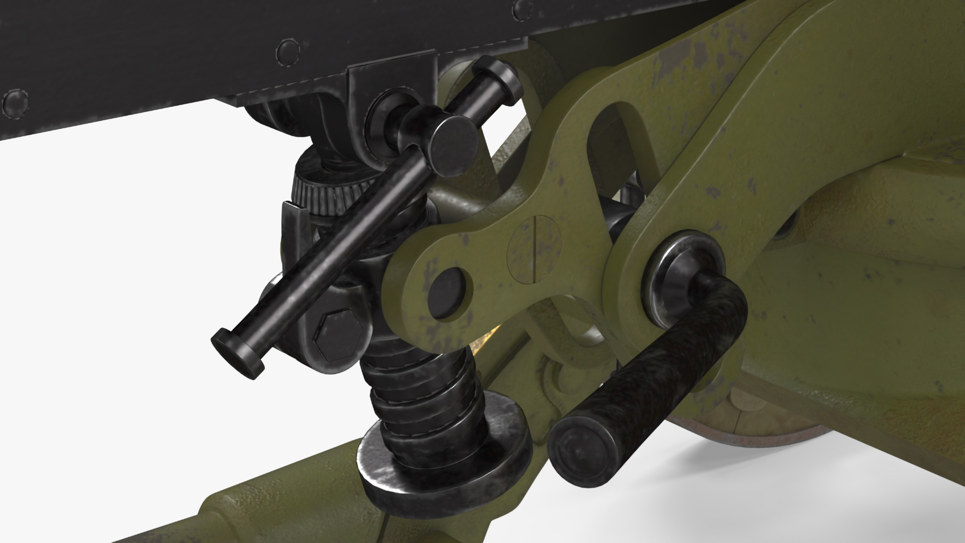 Soviet Maxim Machine Gun 3D model