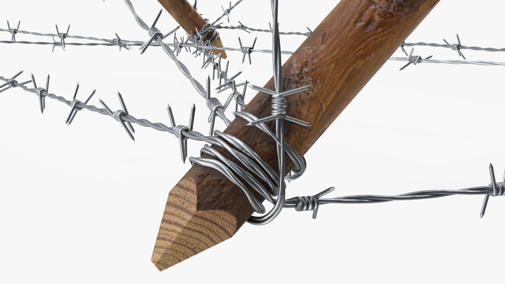 3D Knife Rest Barbed Wire Obstacle