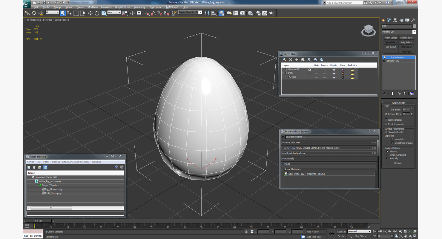 White Egg 3D model