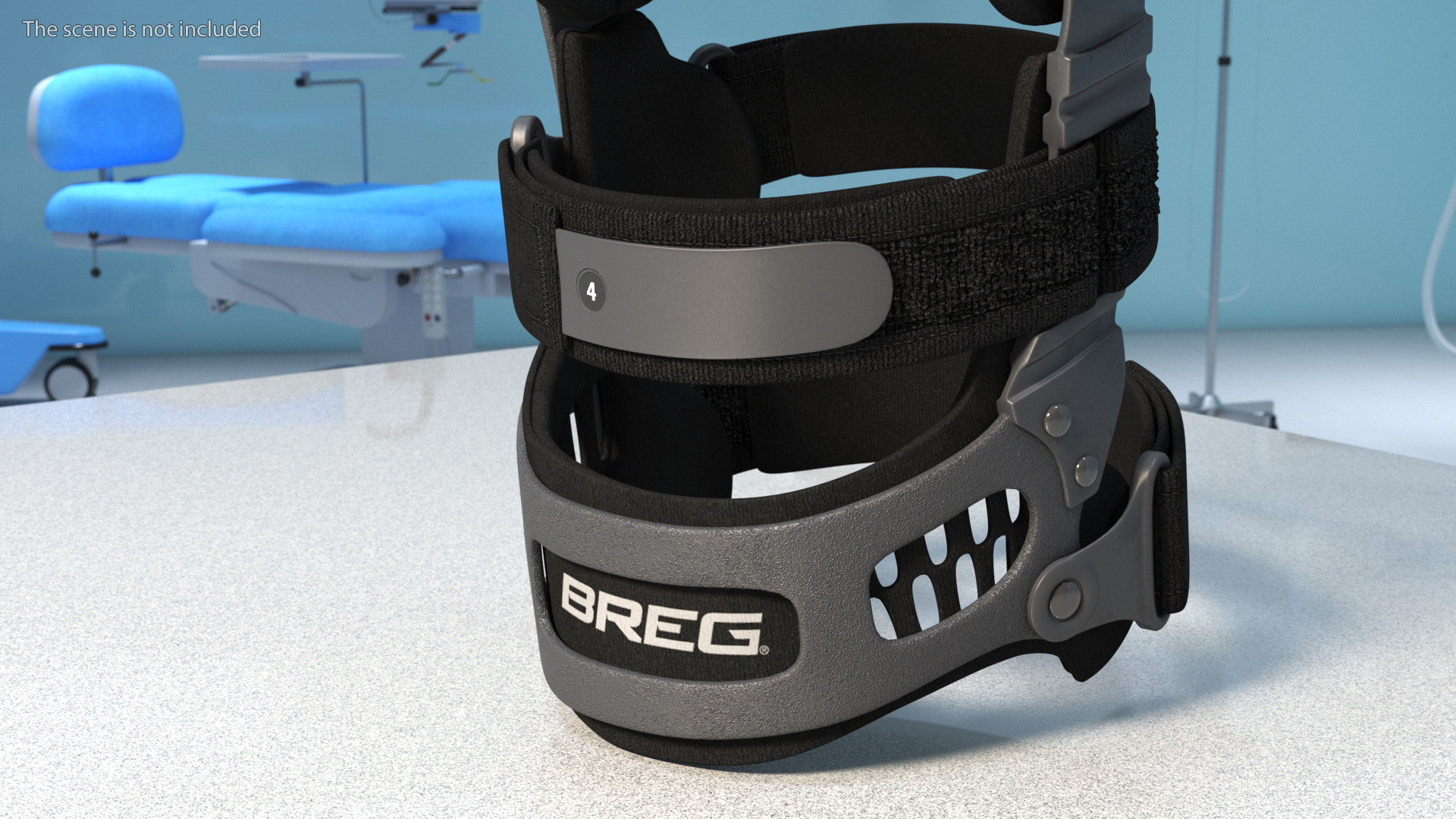 3D model BREG Knee Brace