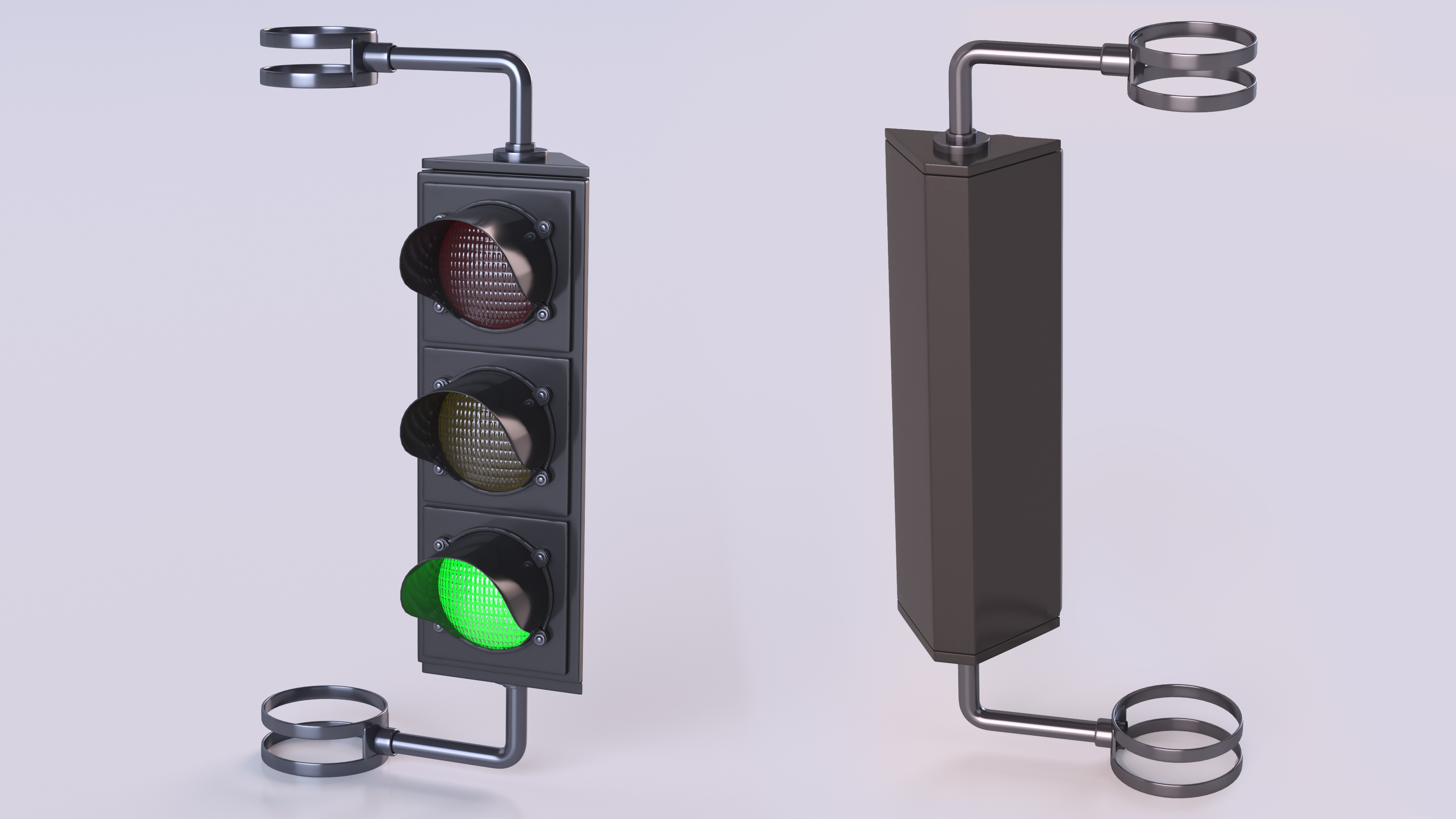 3D Traffic Light model