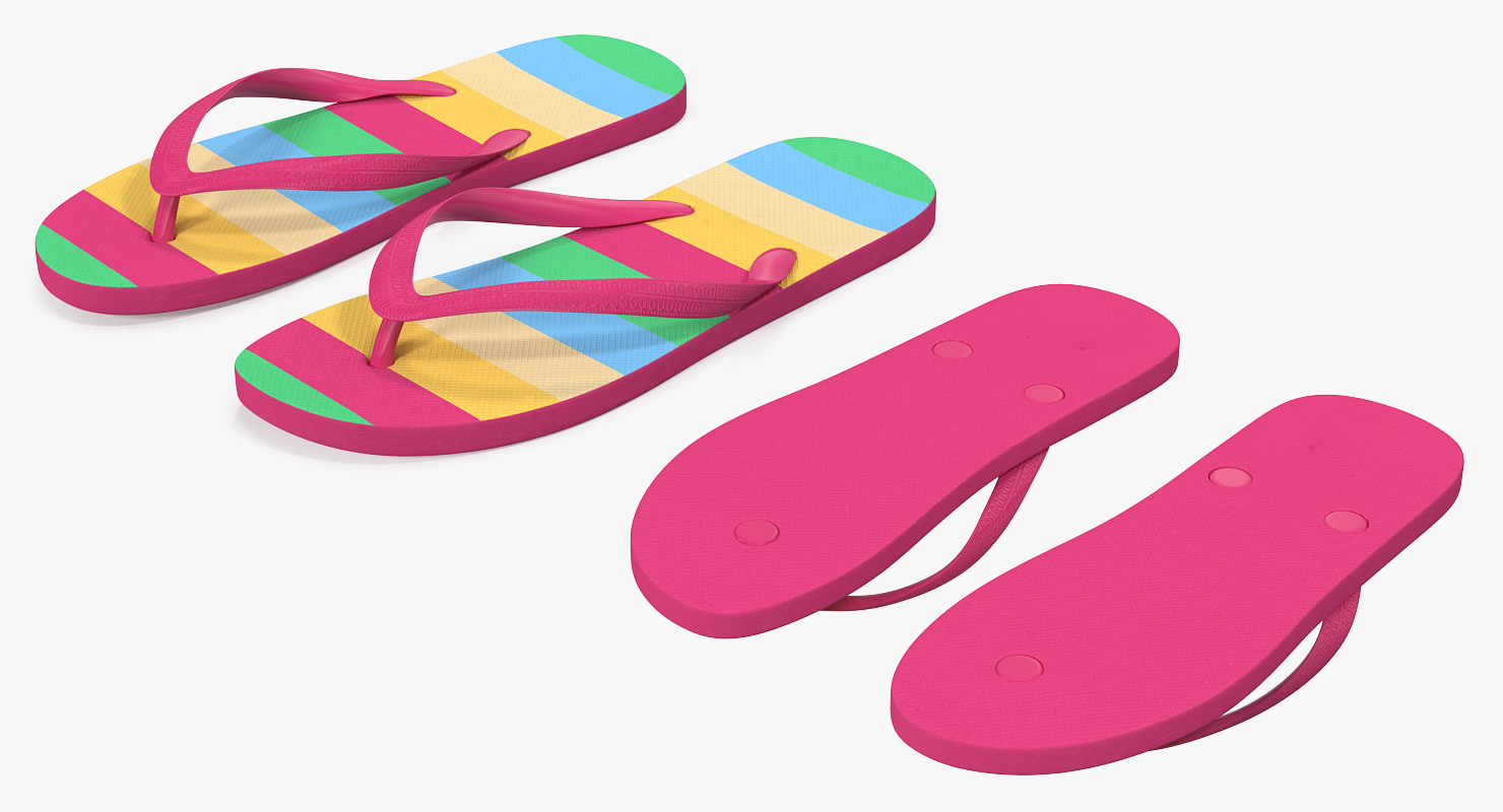 Flip Flop Sandals 3D