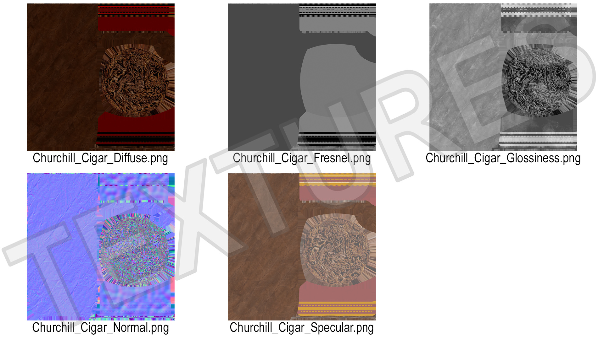 3D model Churchill Cigar