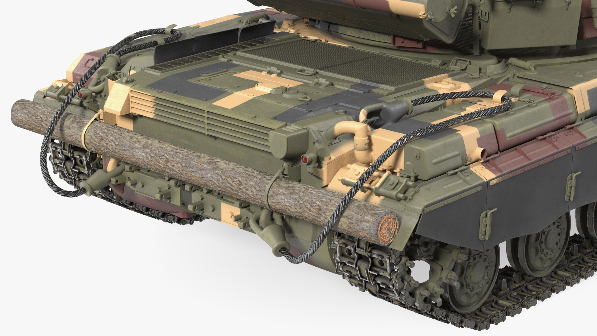 3D model T-64 BV Main Battle Tank Camo Clean