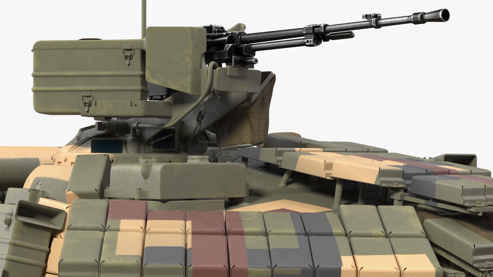 3D model T-64 BV Main Battle Tank Camo Clean