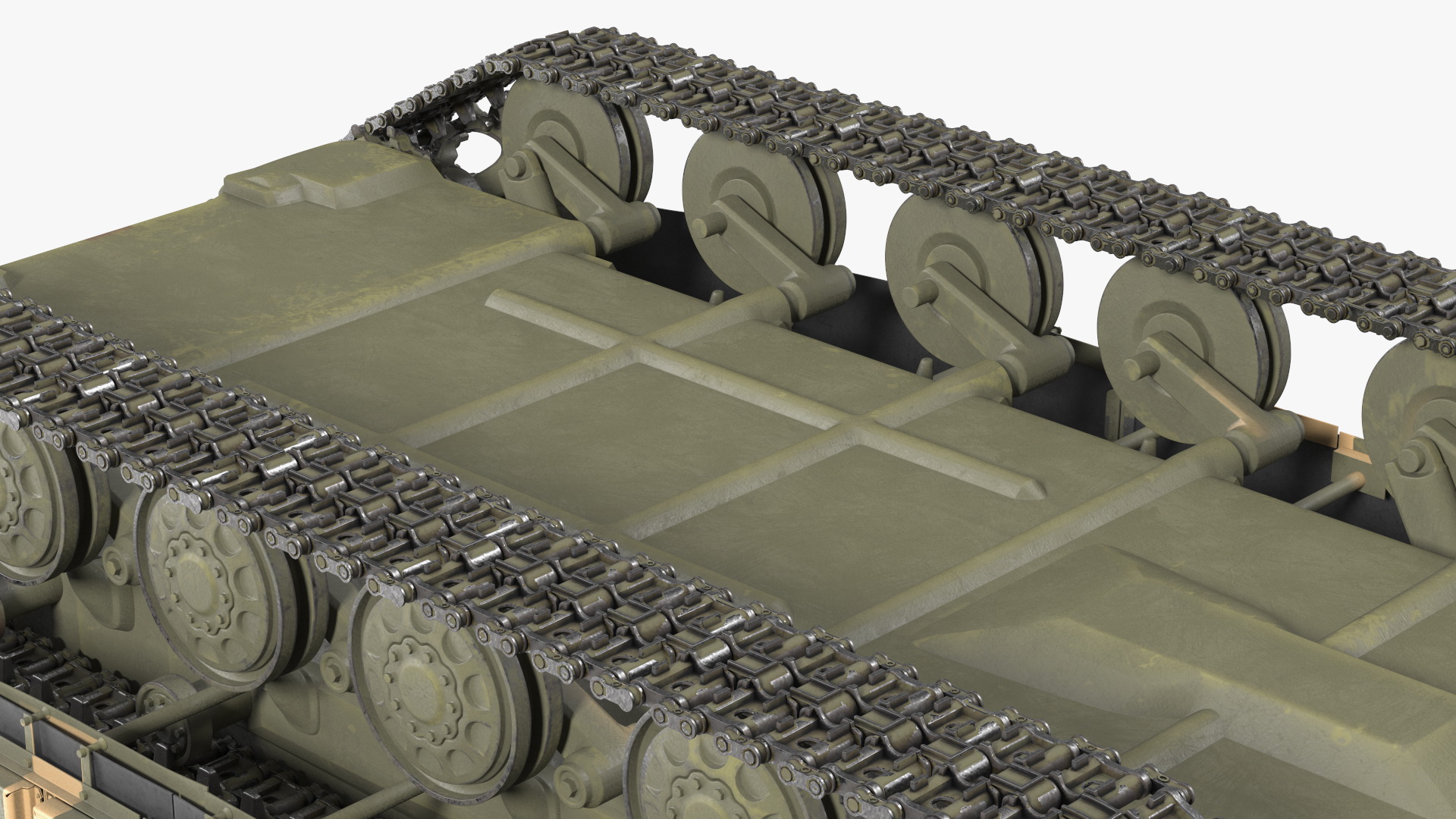 3D model T-64 BV Main Battle Tank Camo Clean