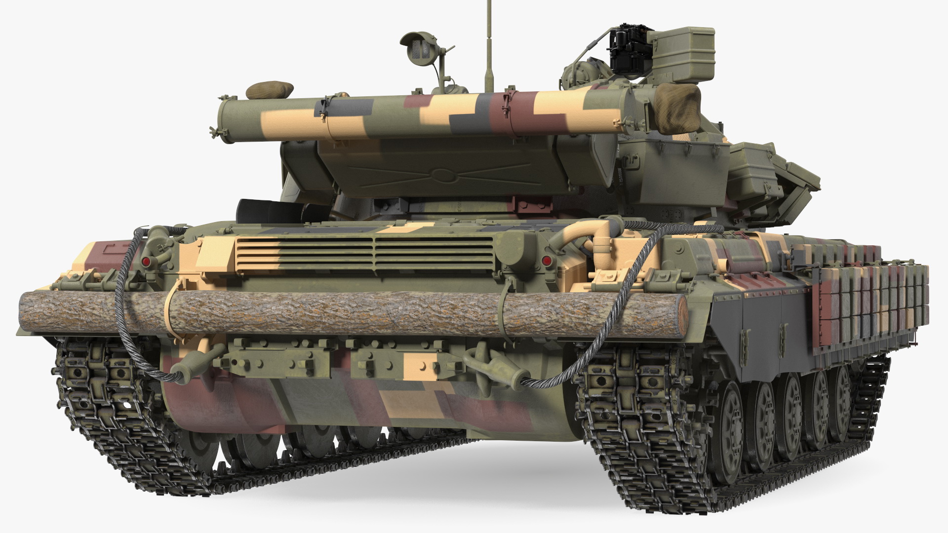 3D model T-64 BV Main Battle Tank Camo Clean