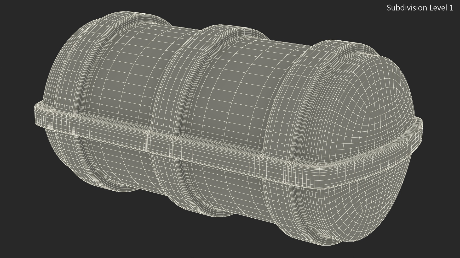 3D Life Raft Platform model