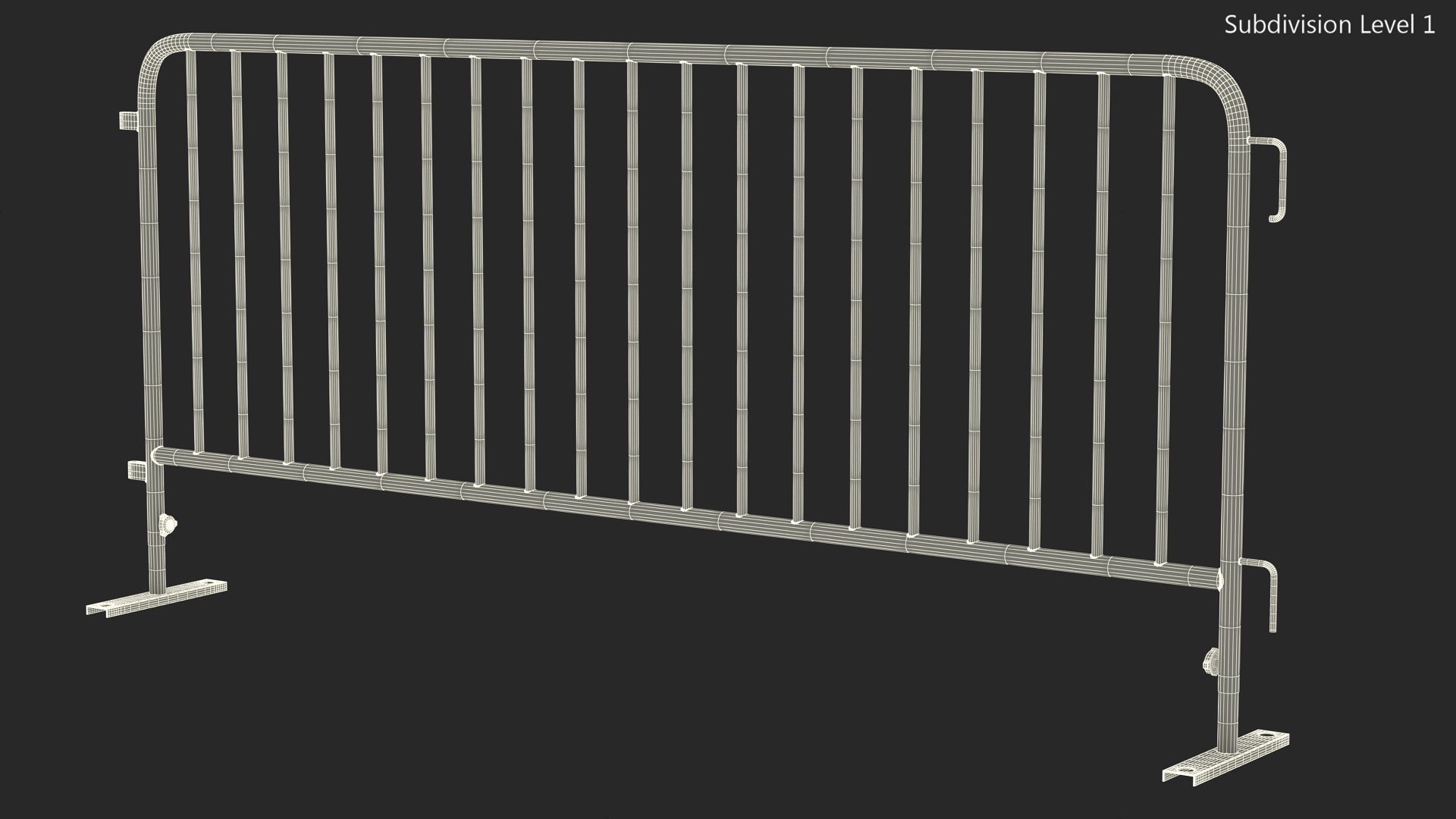 3D Metal Barricade Fence